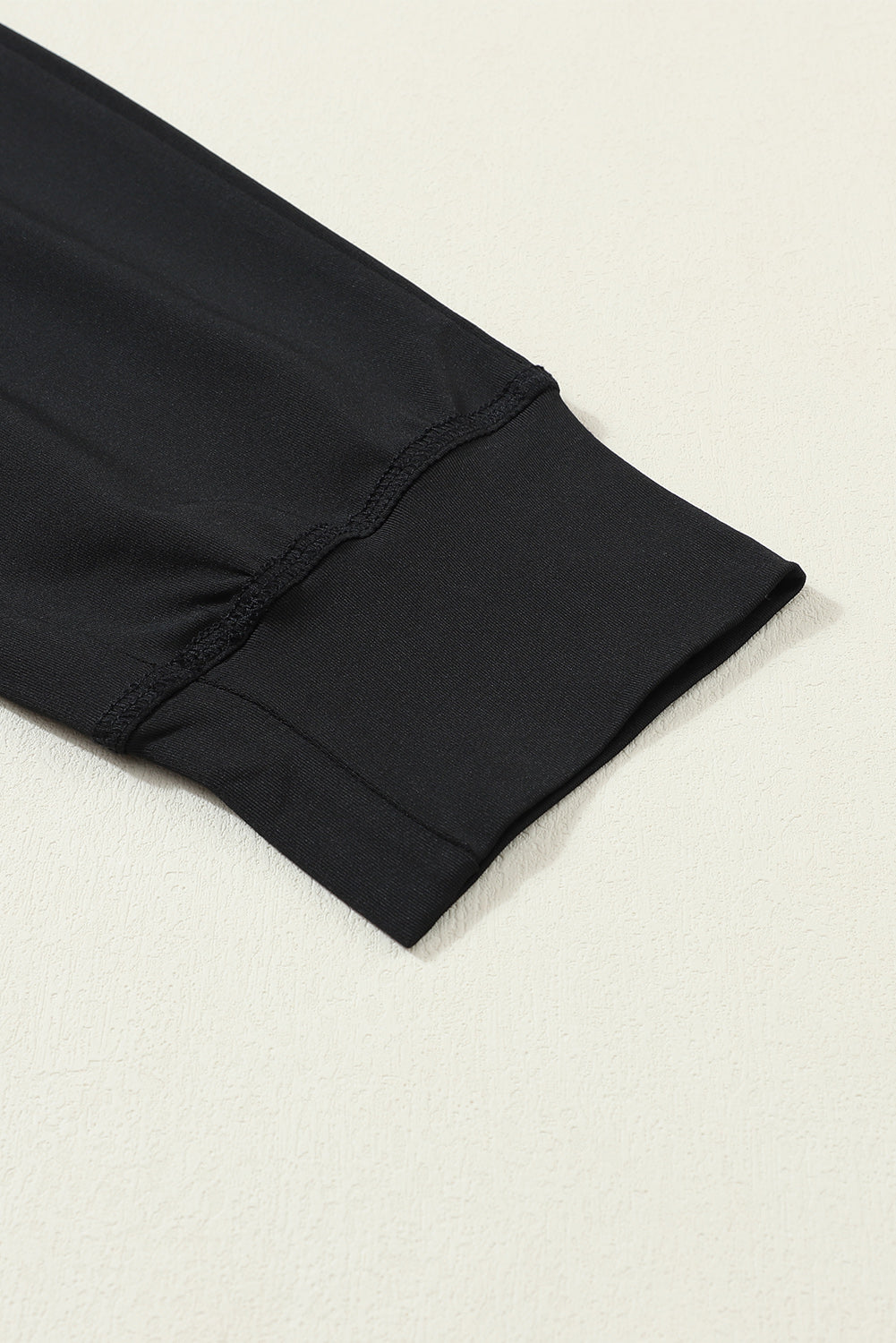 Black Drawstring Pocketed Joggers
