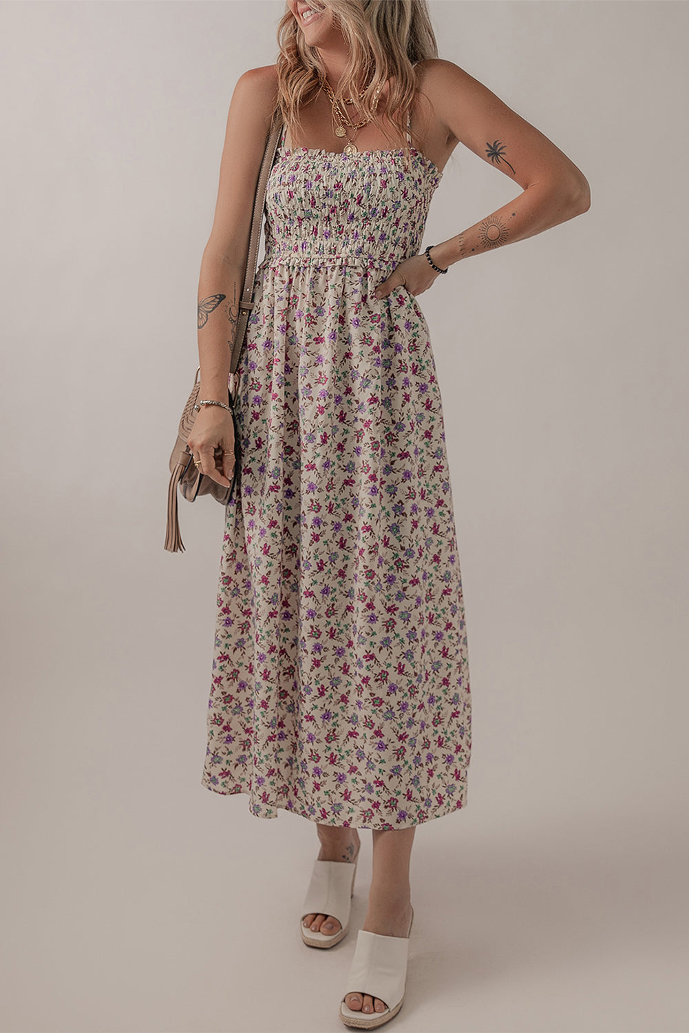 Multicolour Bohemian Floral Sundress