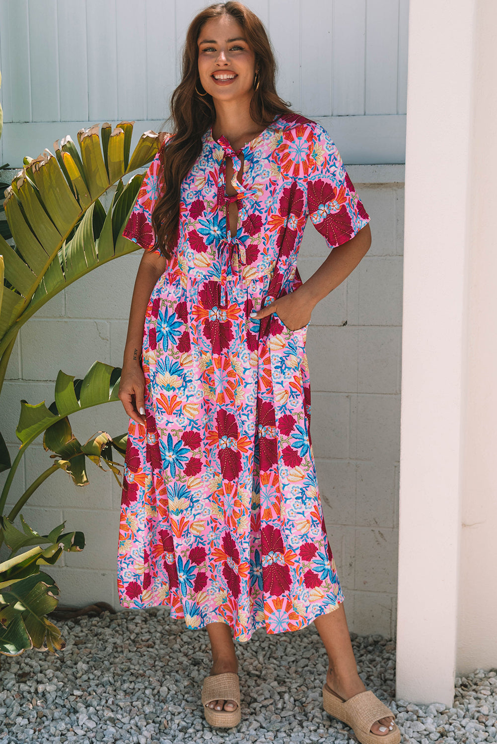 Rose Floral Dress