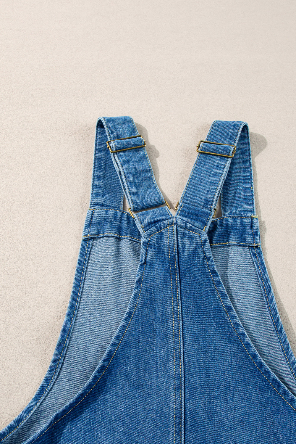 Dusk Blue Pocketed Denim Mini Dress