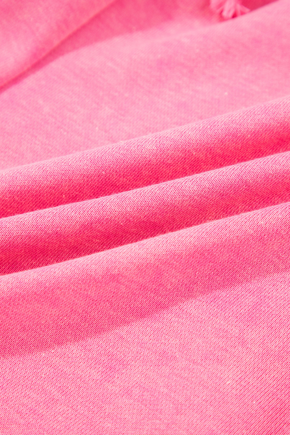 Hot Pink Mineral Wash Short Sleeve Romper