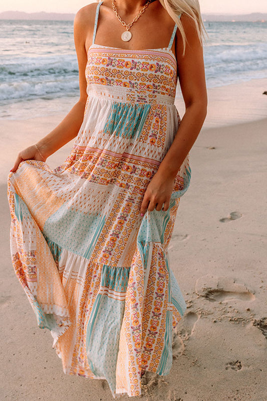 Multicolor Boho Sundress