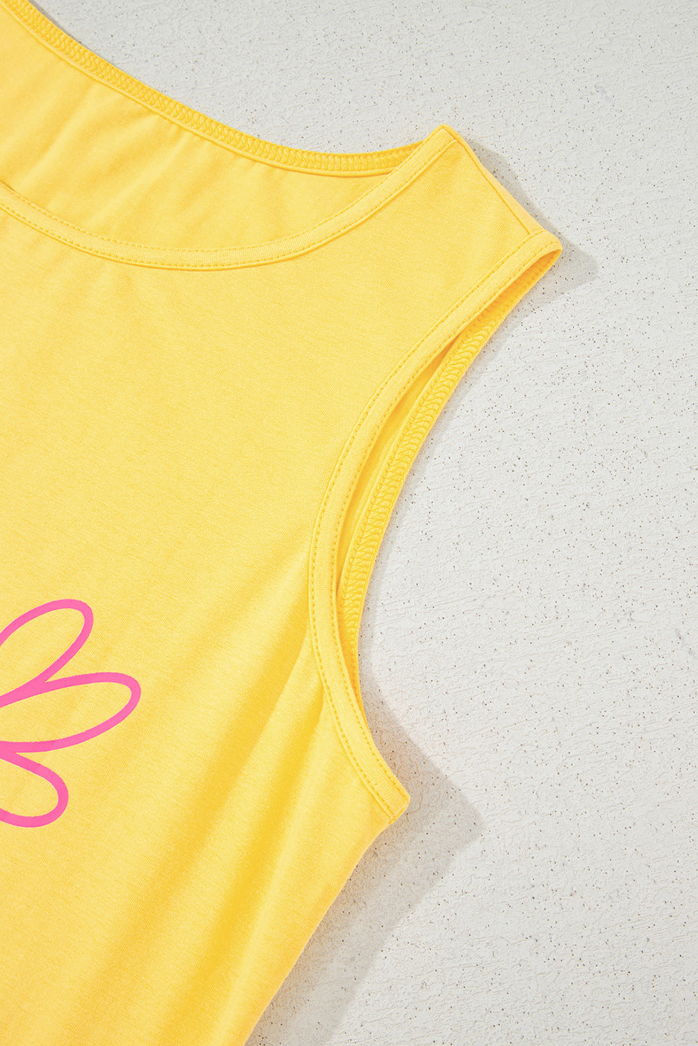 Yellow Flower Tank Top