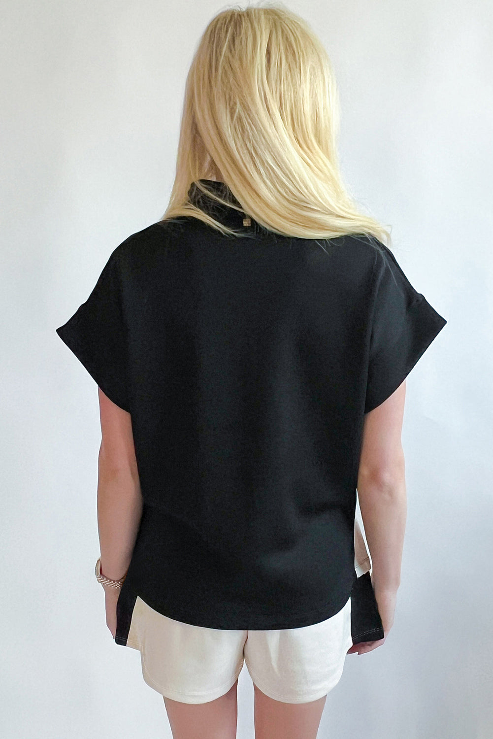 Black T Shirt and Short Set