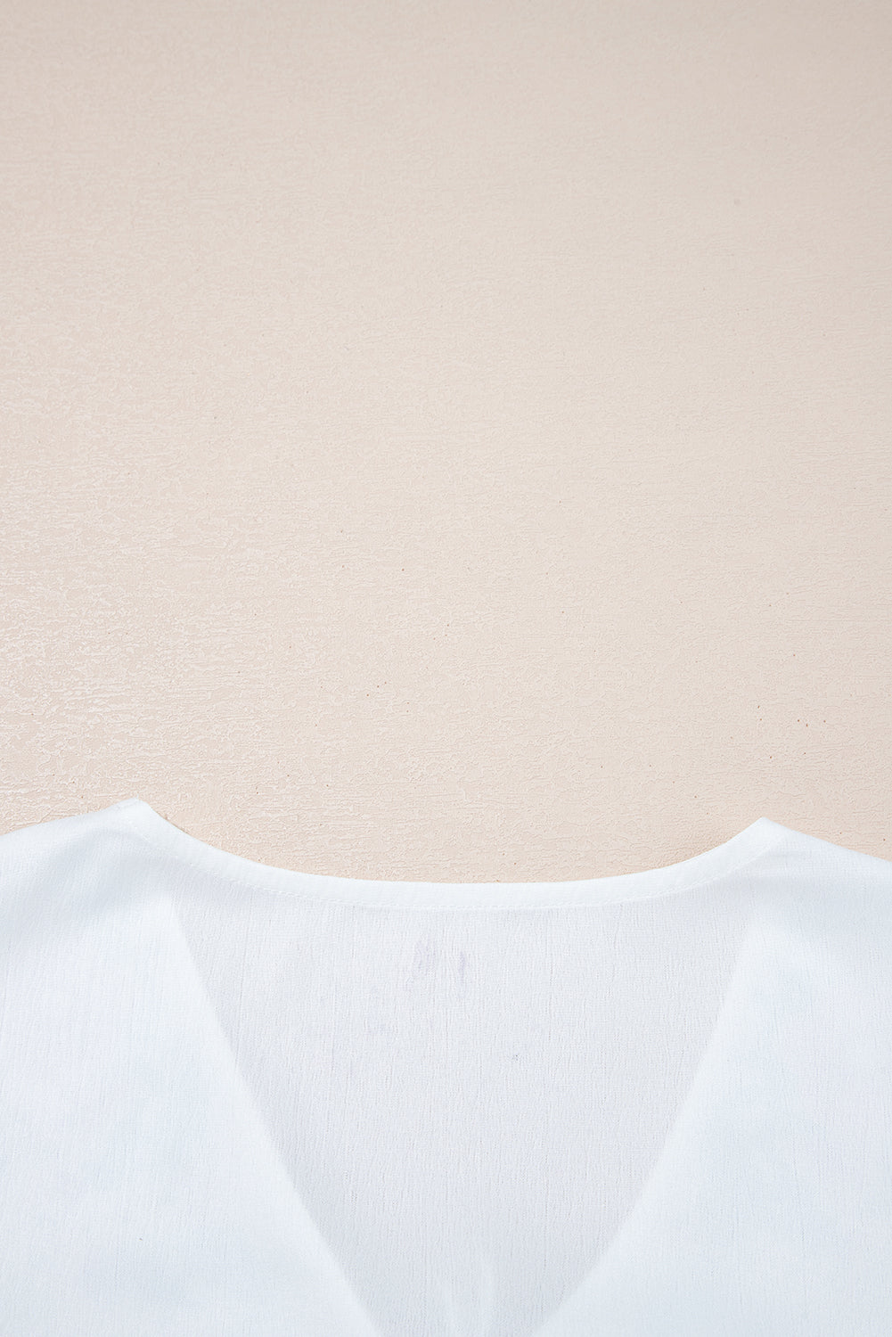 White Flower Babydoll Blouse