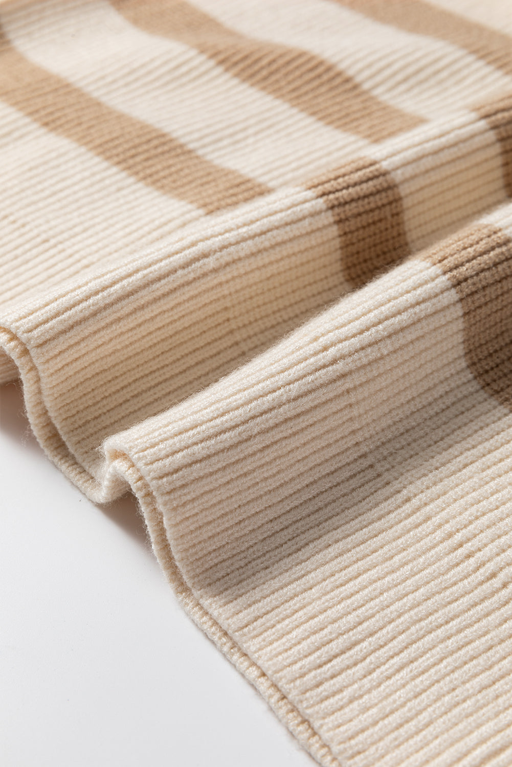 Khaki Stripe Sweater Vest
