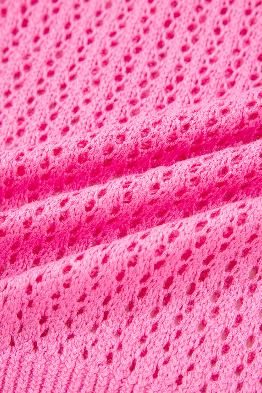 Pink Bow Knitted Drop Sweater