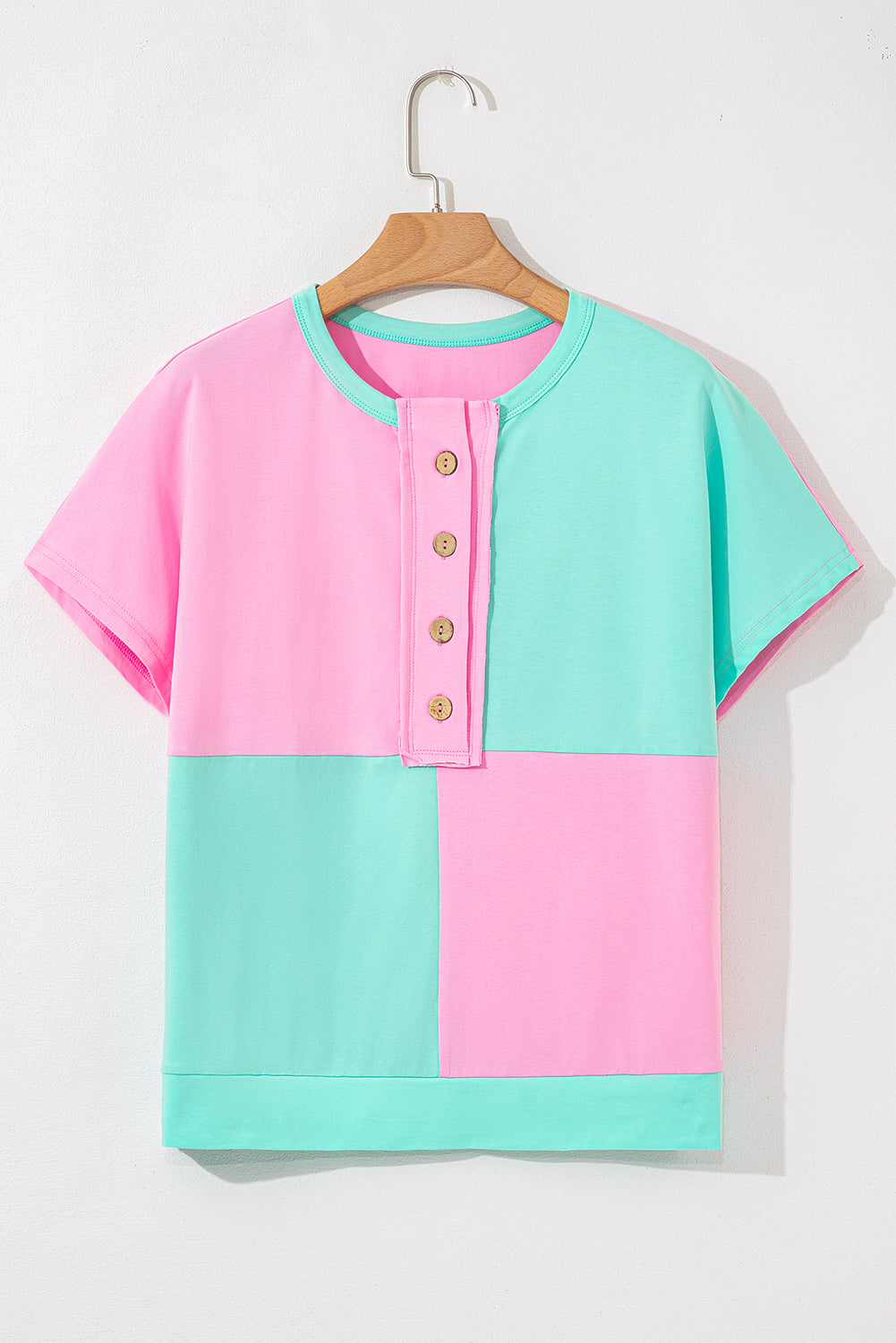 Mint Green Two Tone Shirt