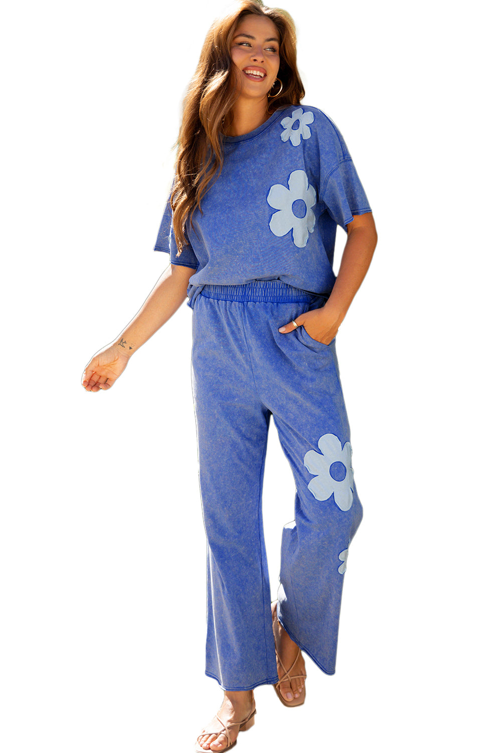 Lilac Floral Patch Set