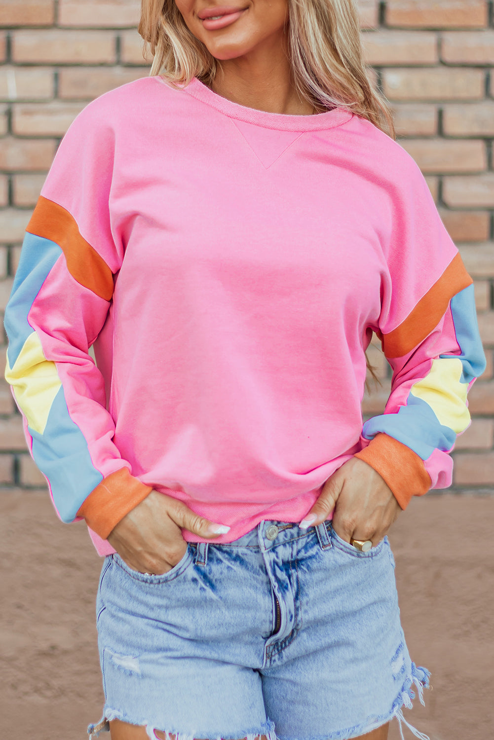 Pink Candy Terry Top