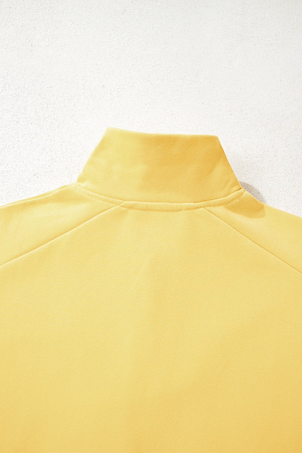 Yellow Cream Embroidered Flower Sweatshirt