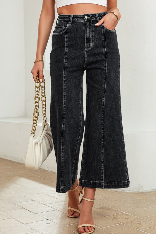 Black Flared Jeans