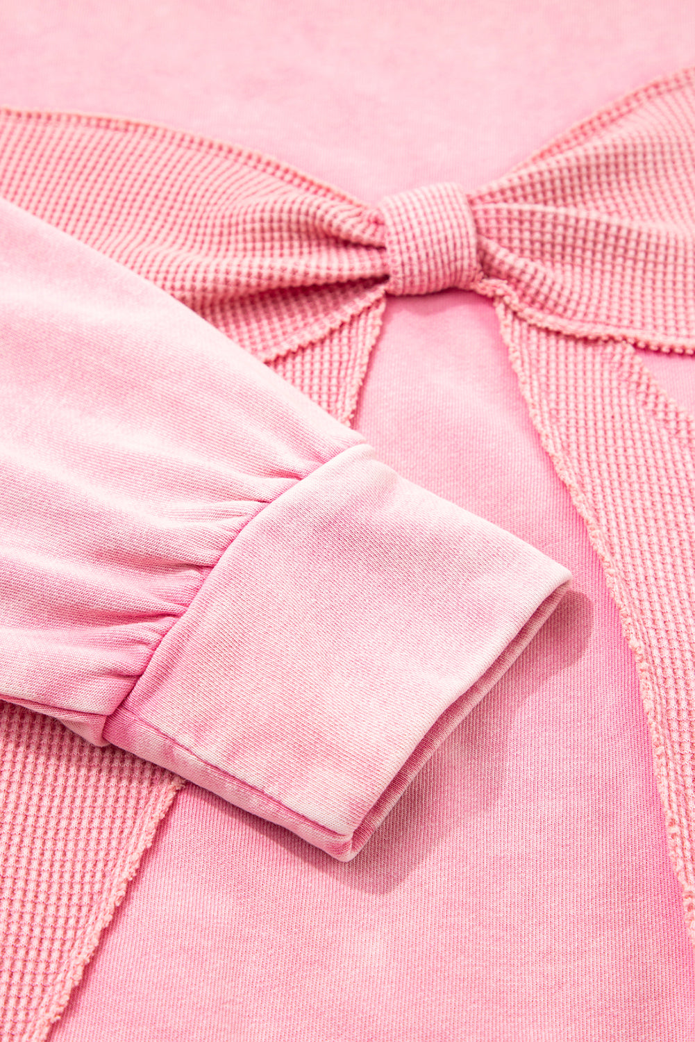 Bright Pink Mineral Wash Sweatshirt