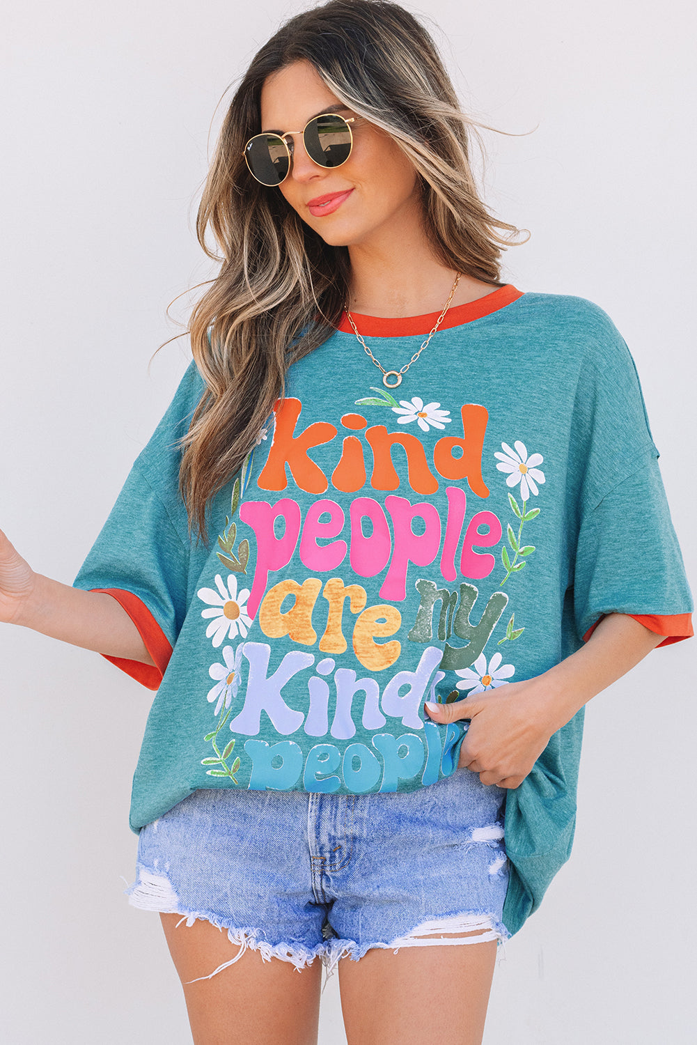 Kind People are My Kind People Oversized Tee