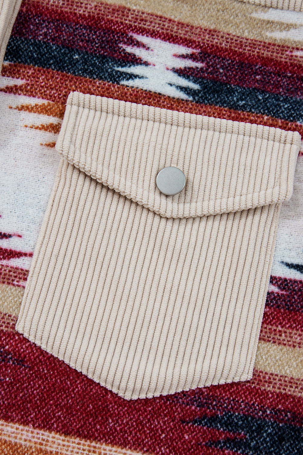 Multicolour Western Aztec Shacket