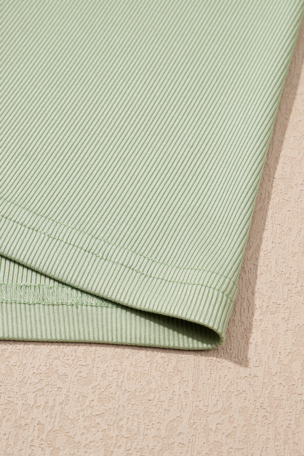 Smoke Green Tank Top and High Waist Pants Set