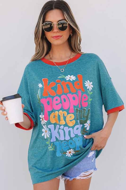 Kind People are My Kind People Oversized Tee