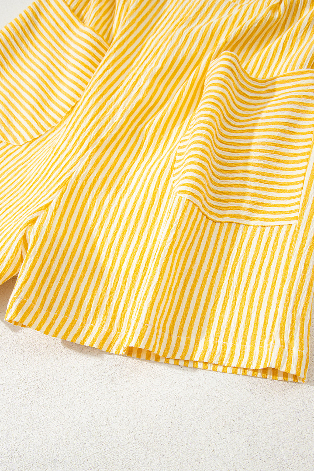 Yellow Stripe Romper