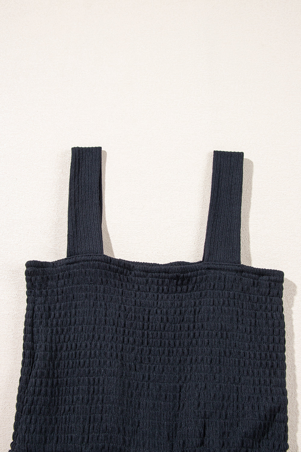 Black Smocked Romper