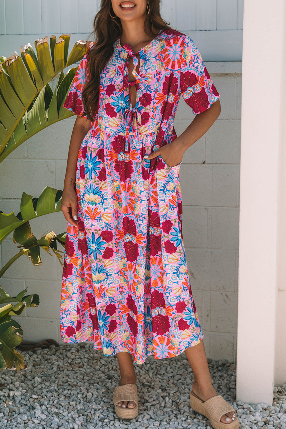 Rose Floral Dress