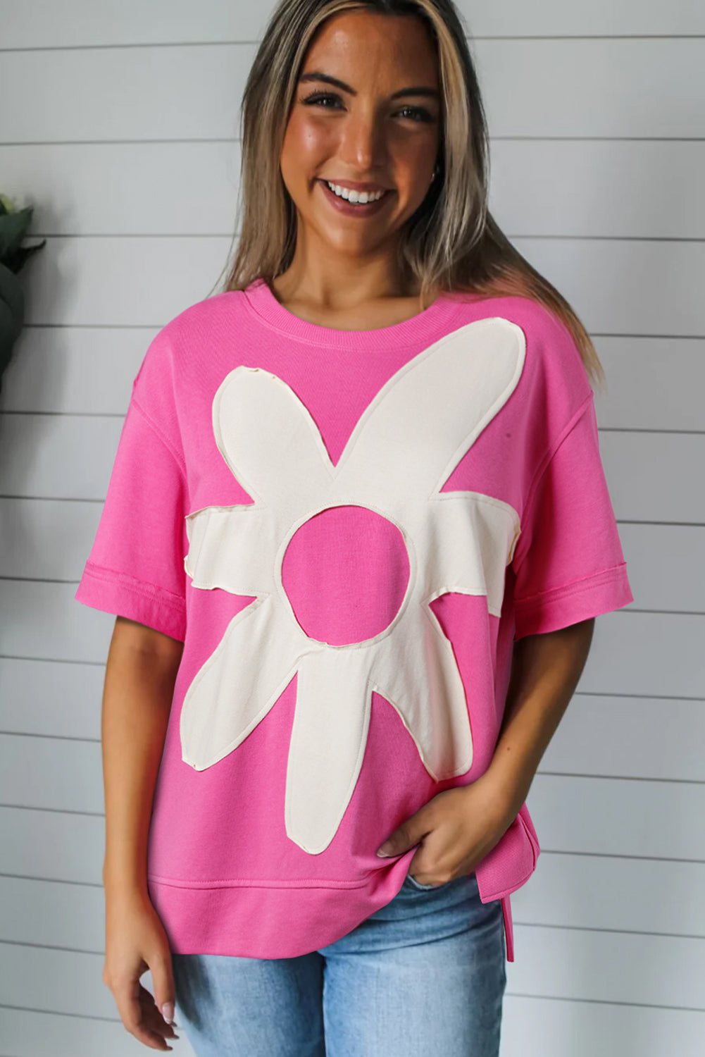 Sachet Pink Flower Shirt