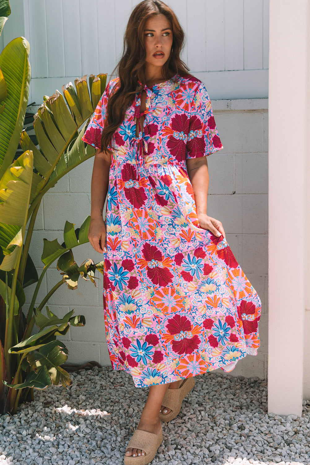 Rose Floral Dress