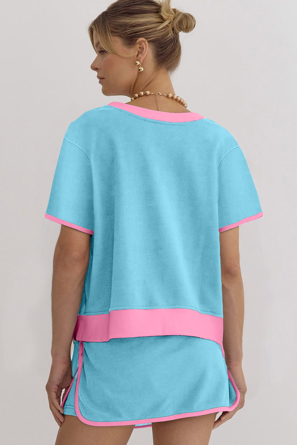 Turquoise Colorblock Set