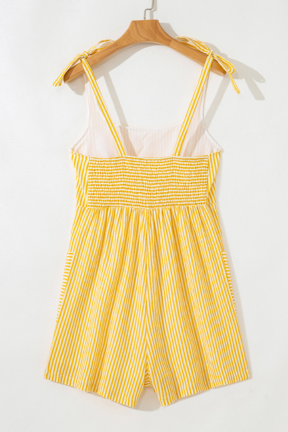 Yellow Stripe Romper