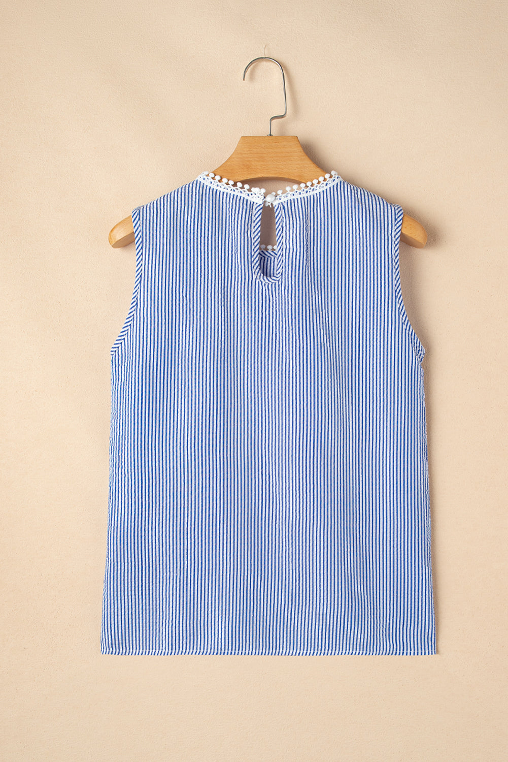 Sky Blue Stripe Top