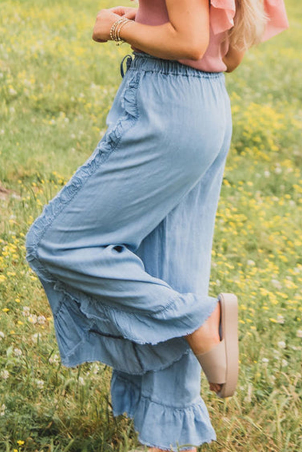 Light Wash Wide Leg Jeans