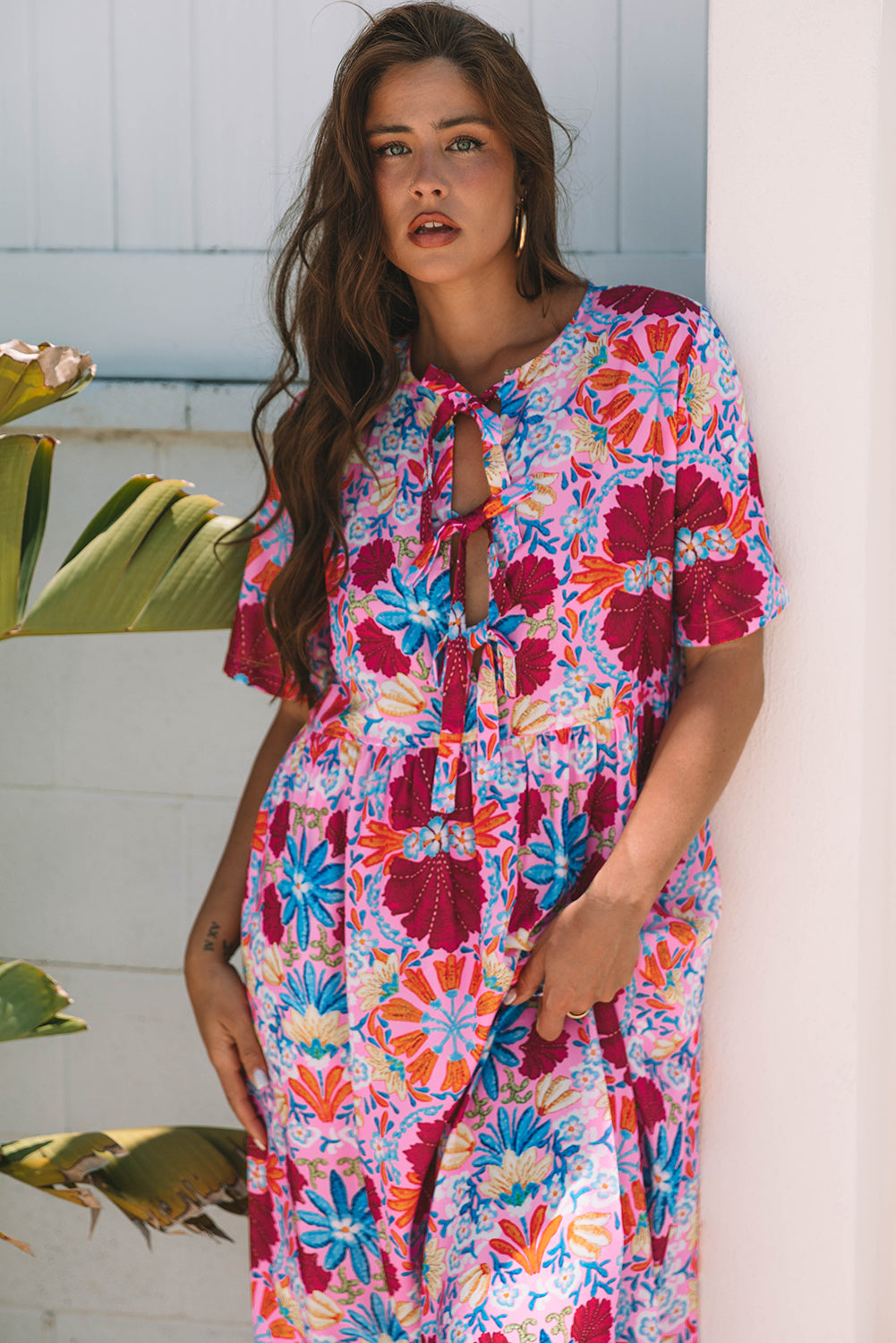 Rose Floral Dress
