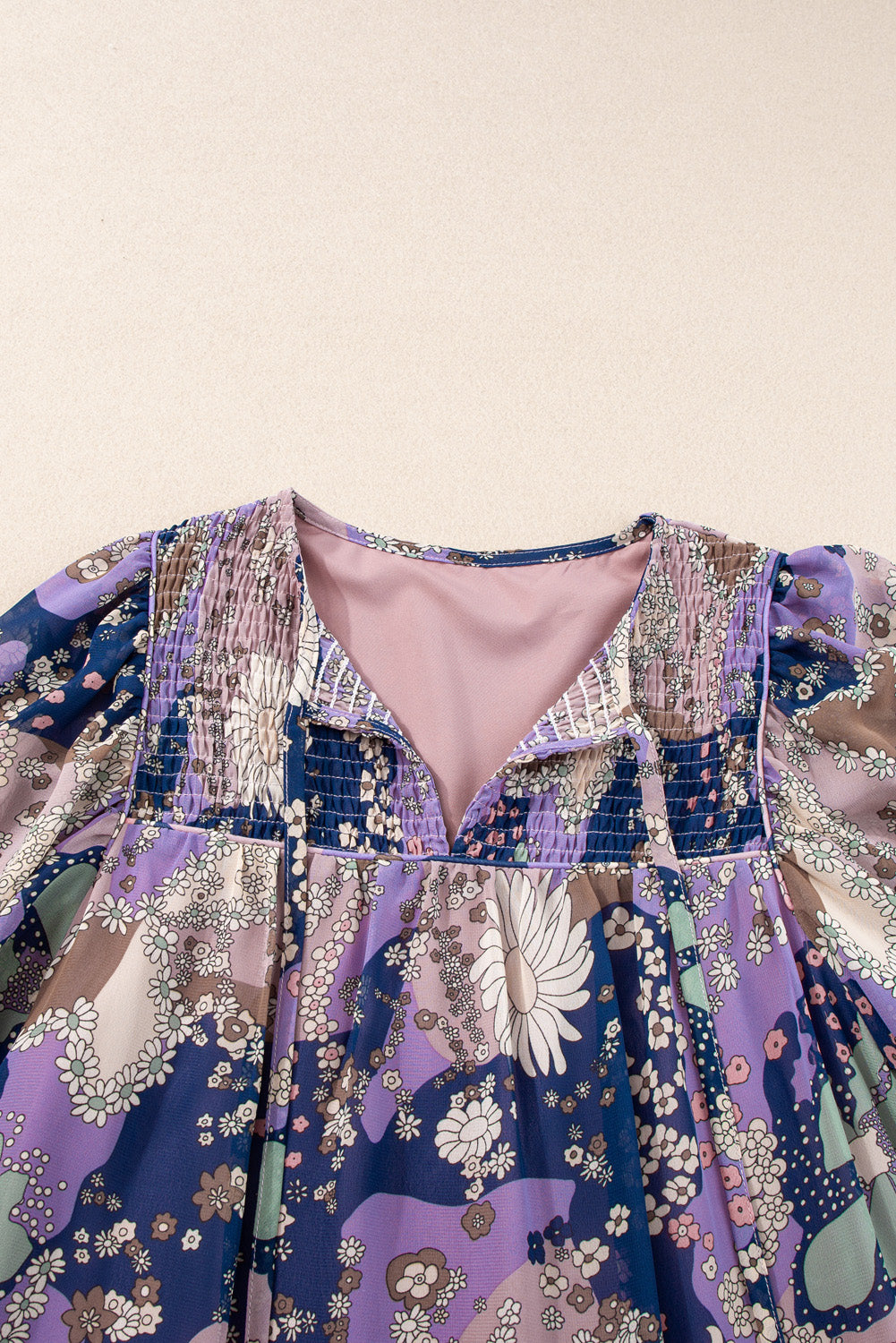 Purple Vintage Daisy Dress