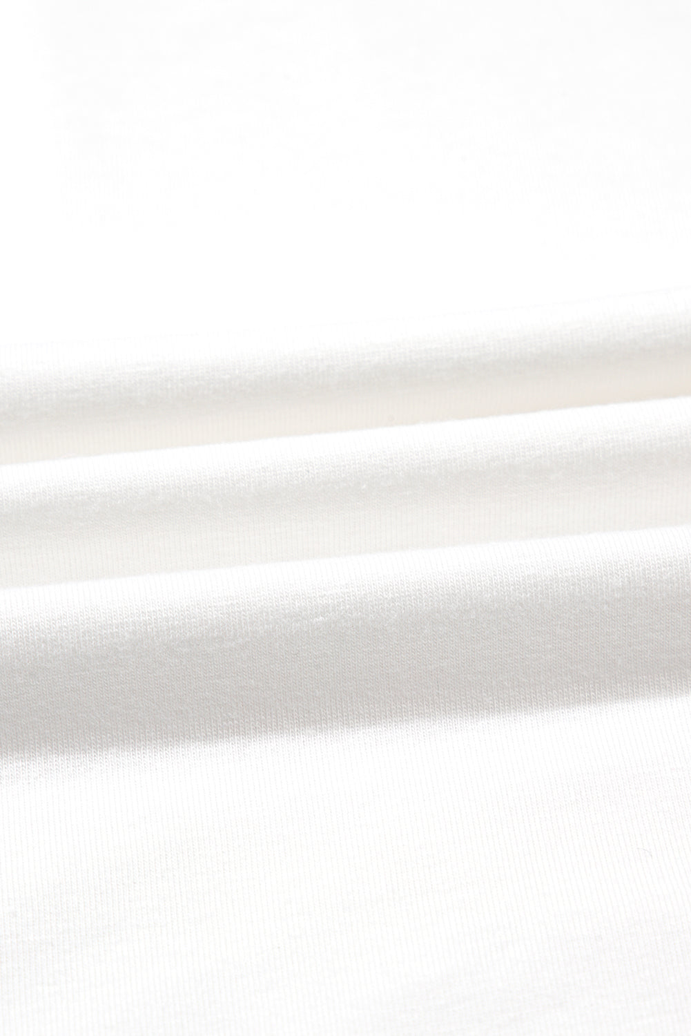 White Color Block Patchwork Oversized T Shirt