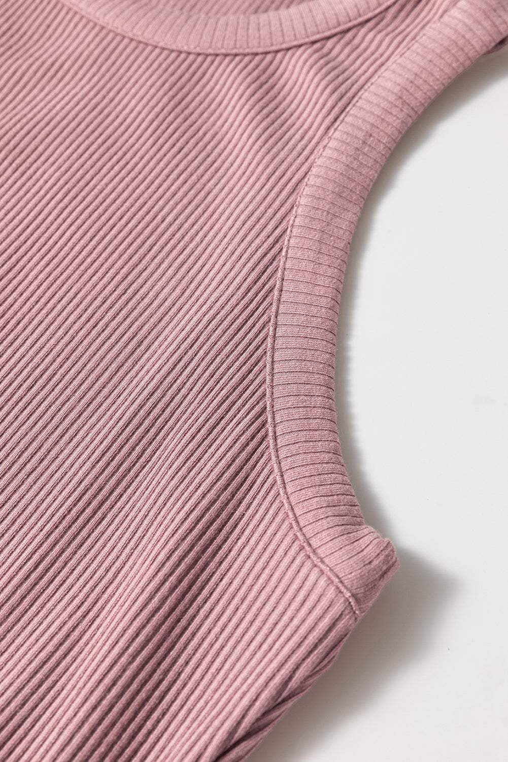 Rose Ribbed Midi Dress