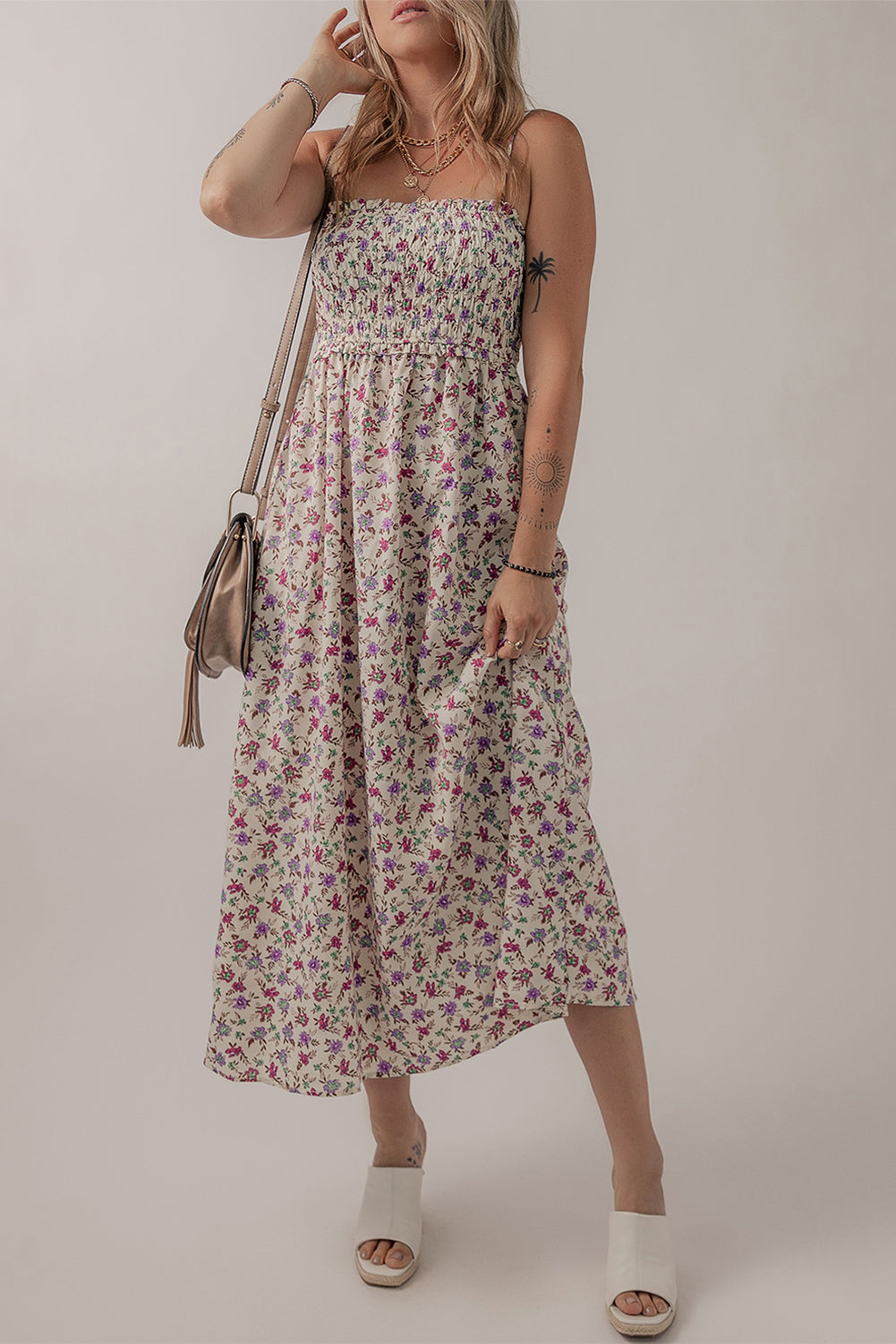 Multicolour Bohemian Floral Sundress
