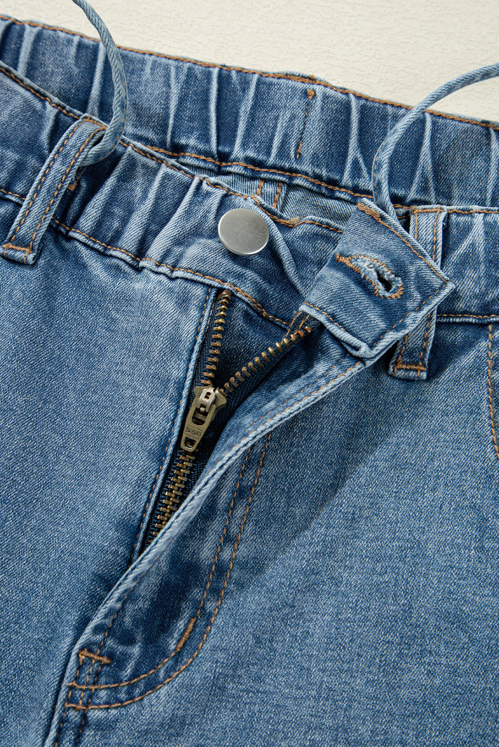 Dusk Blue Medium Wash Denim Pants