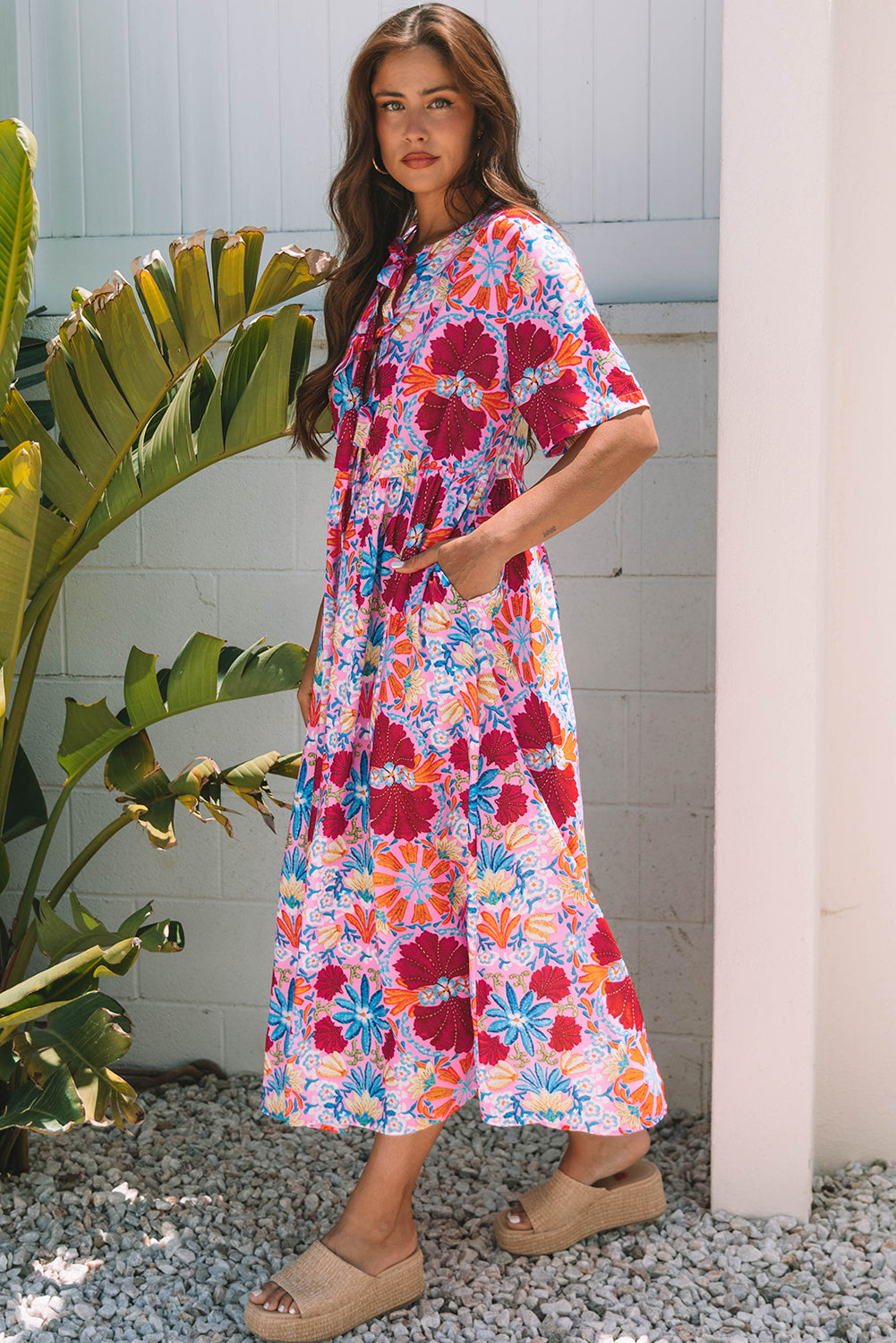 Rose Floral Dress