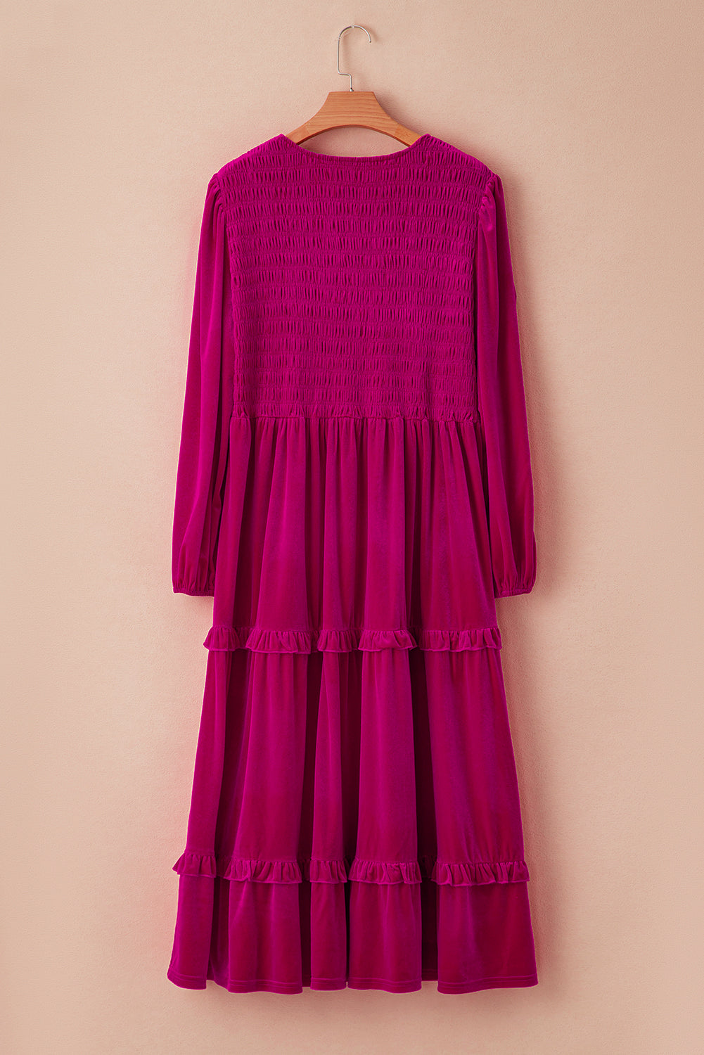 Rose Red Velvet Maxi Dress