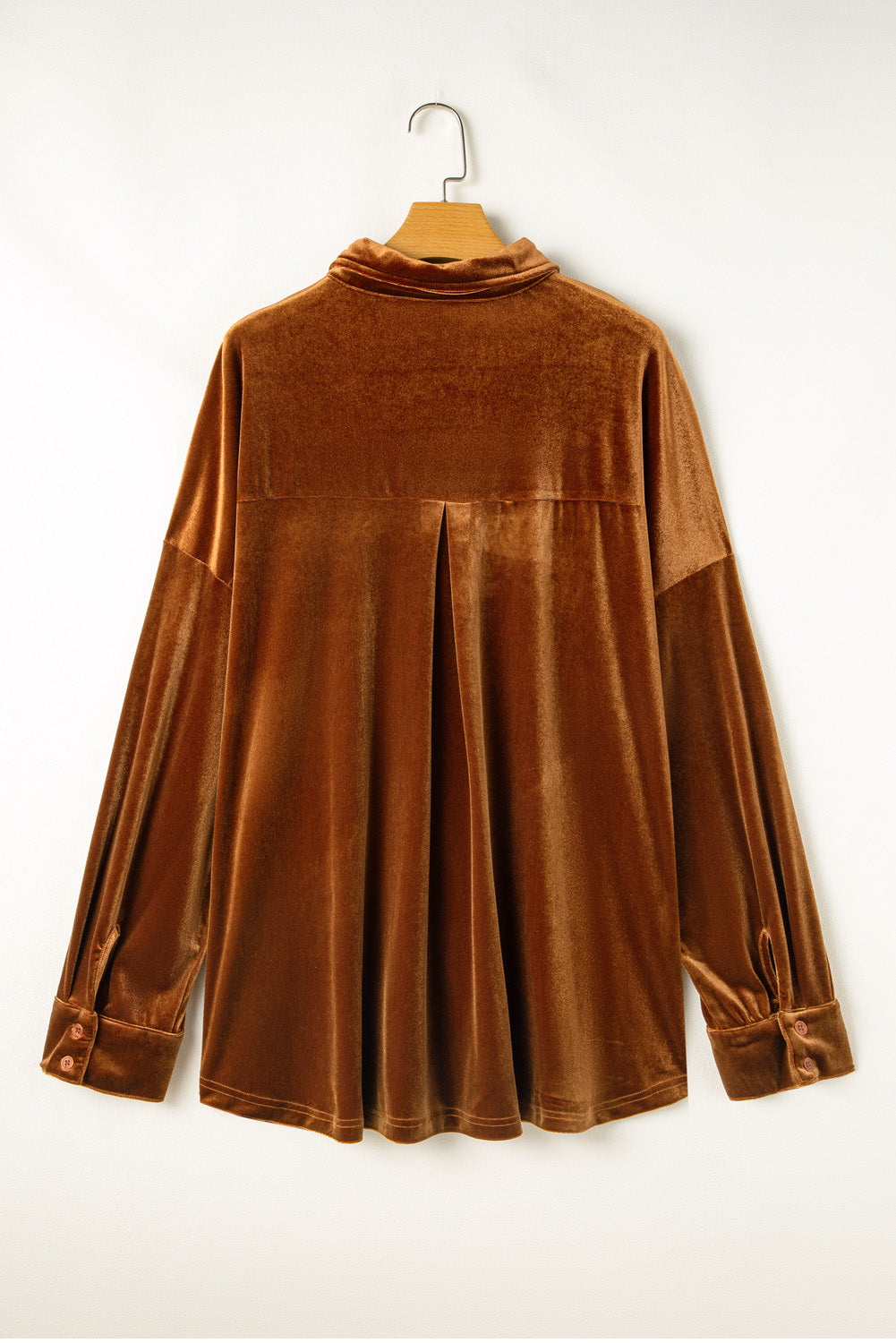 Chestnut Velvet Shirt