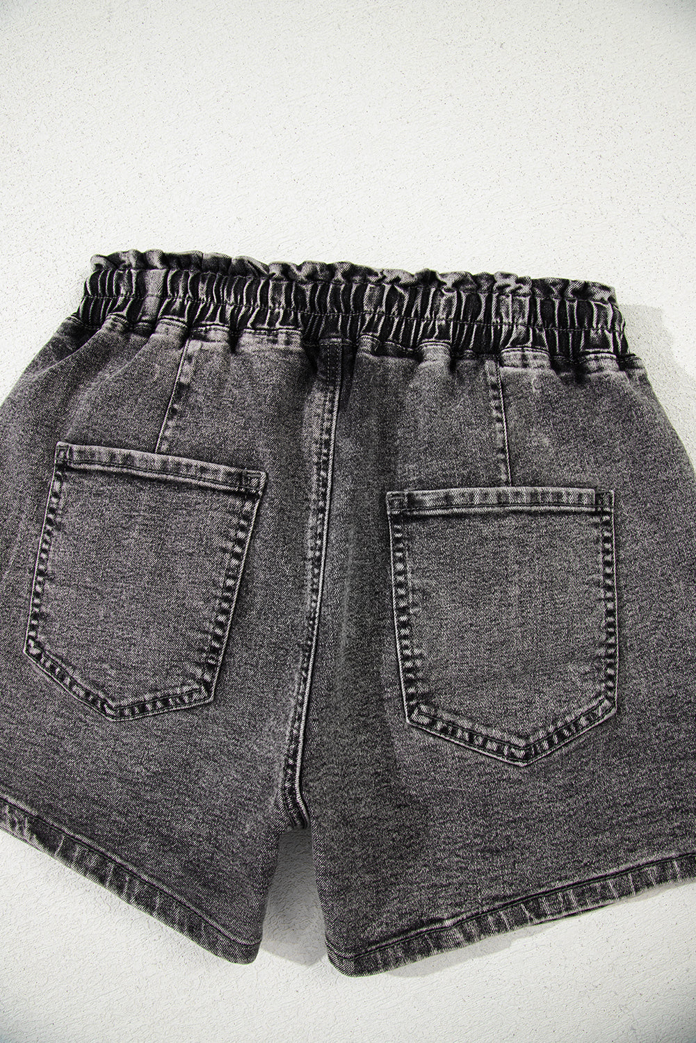 High-rise Casual Denim Shorts