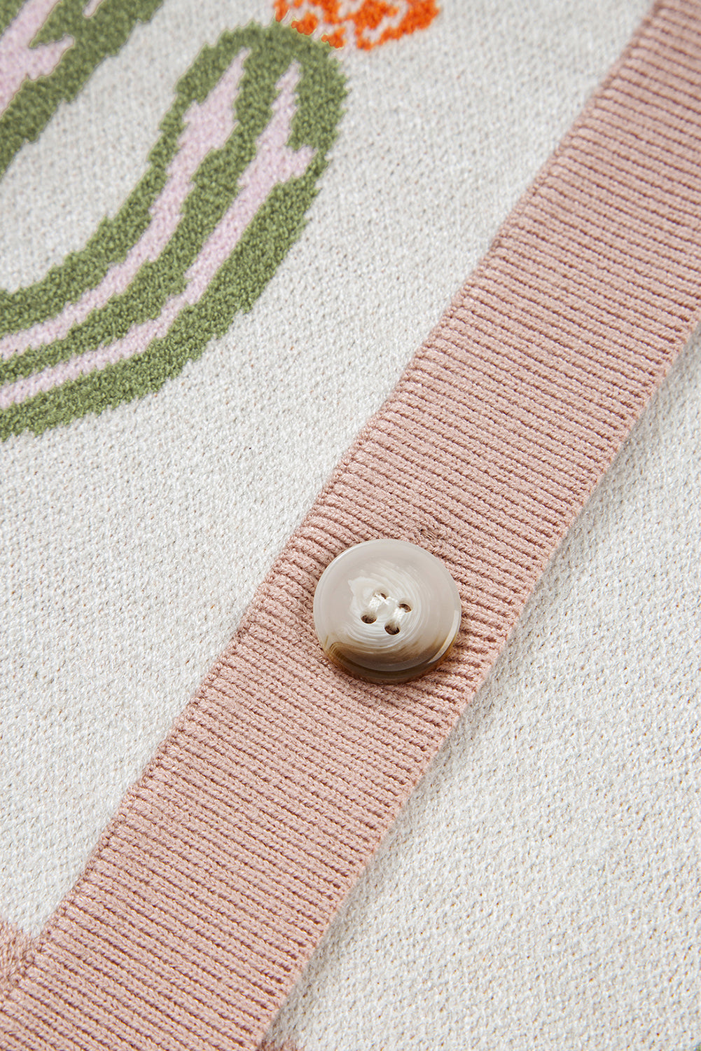 Apricot Desert Cactus Cardigan