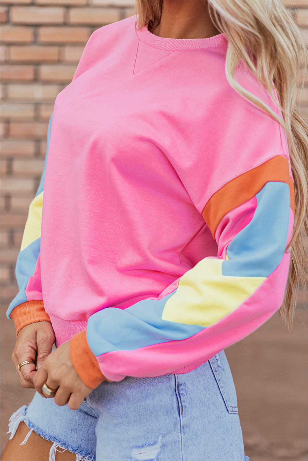 Pink Candy Terry Top