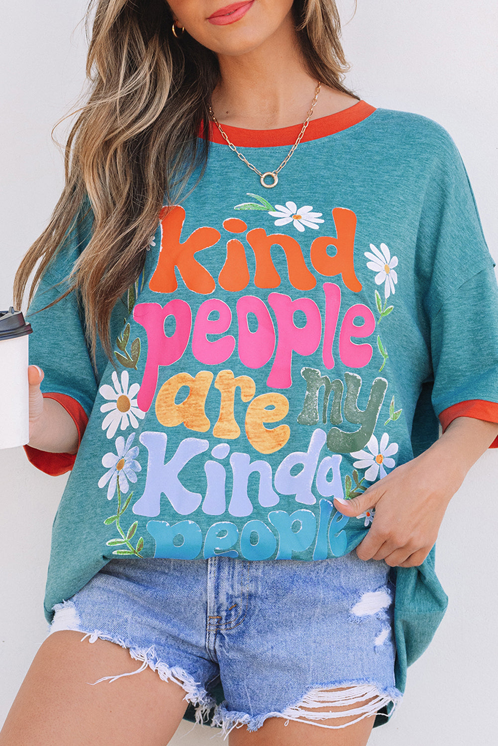 Kind People are My Kind People Oversized Tee