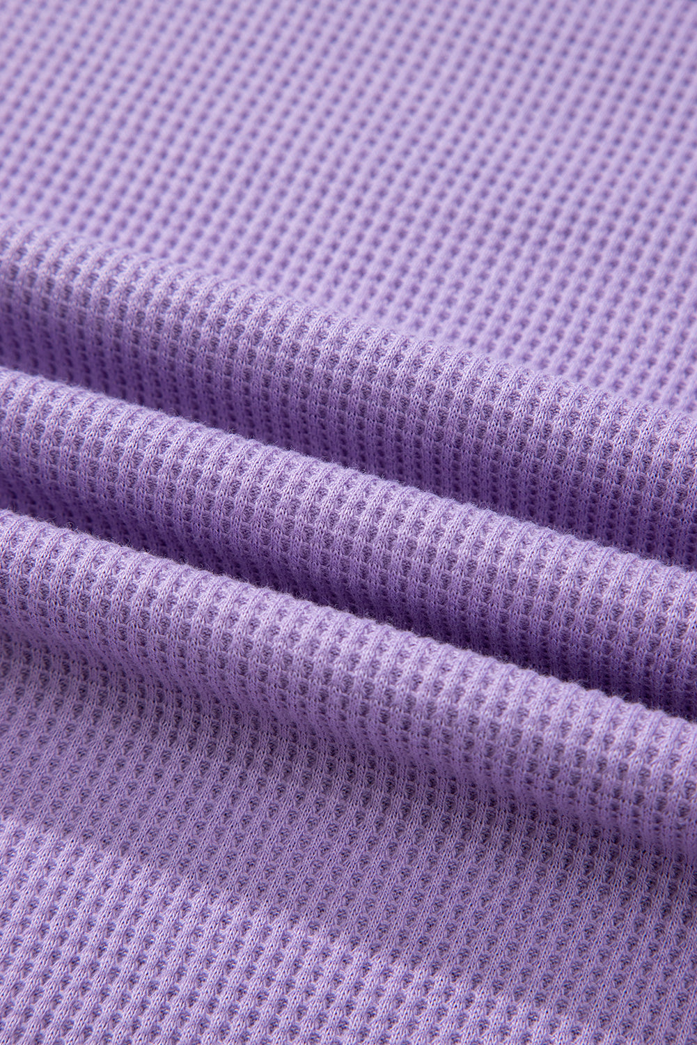 Purple V Neck Textured Top
