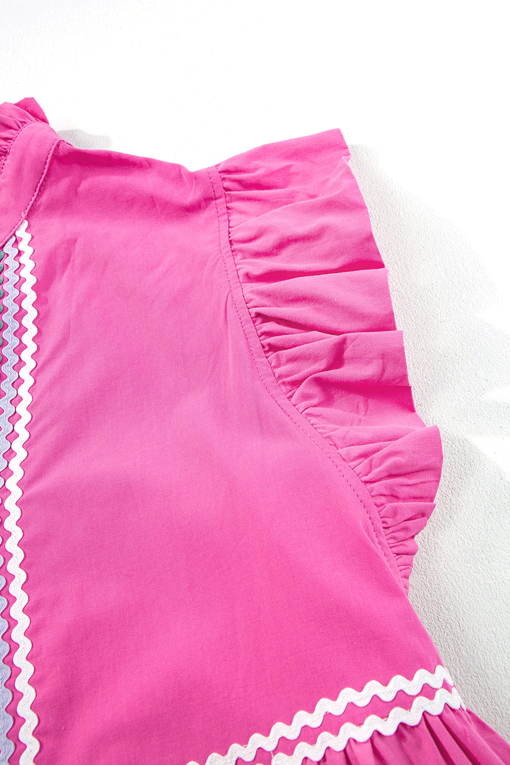 Strawberry Pink Tiered Dress