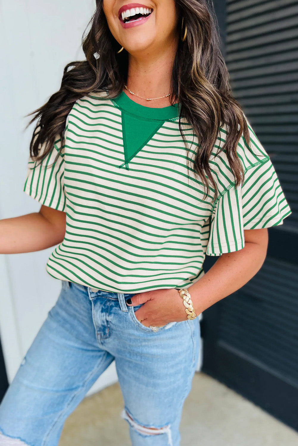 Bright Green Top