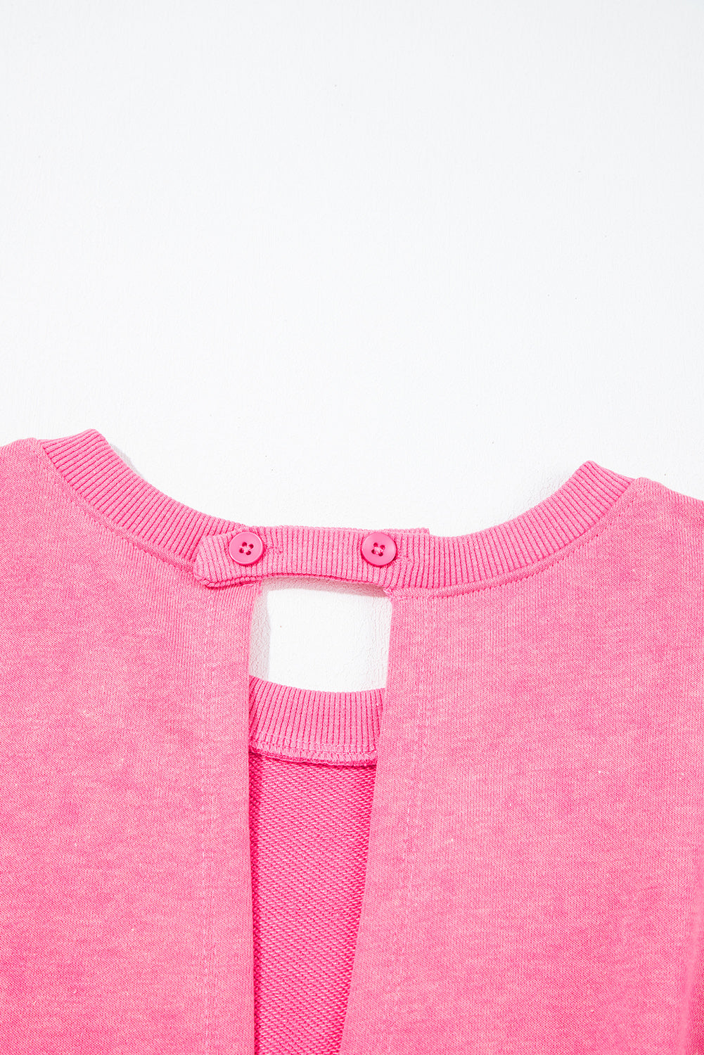 Hot Pink Mineral Wash Short Sleeve Romper