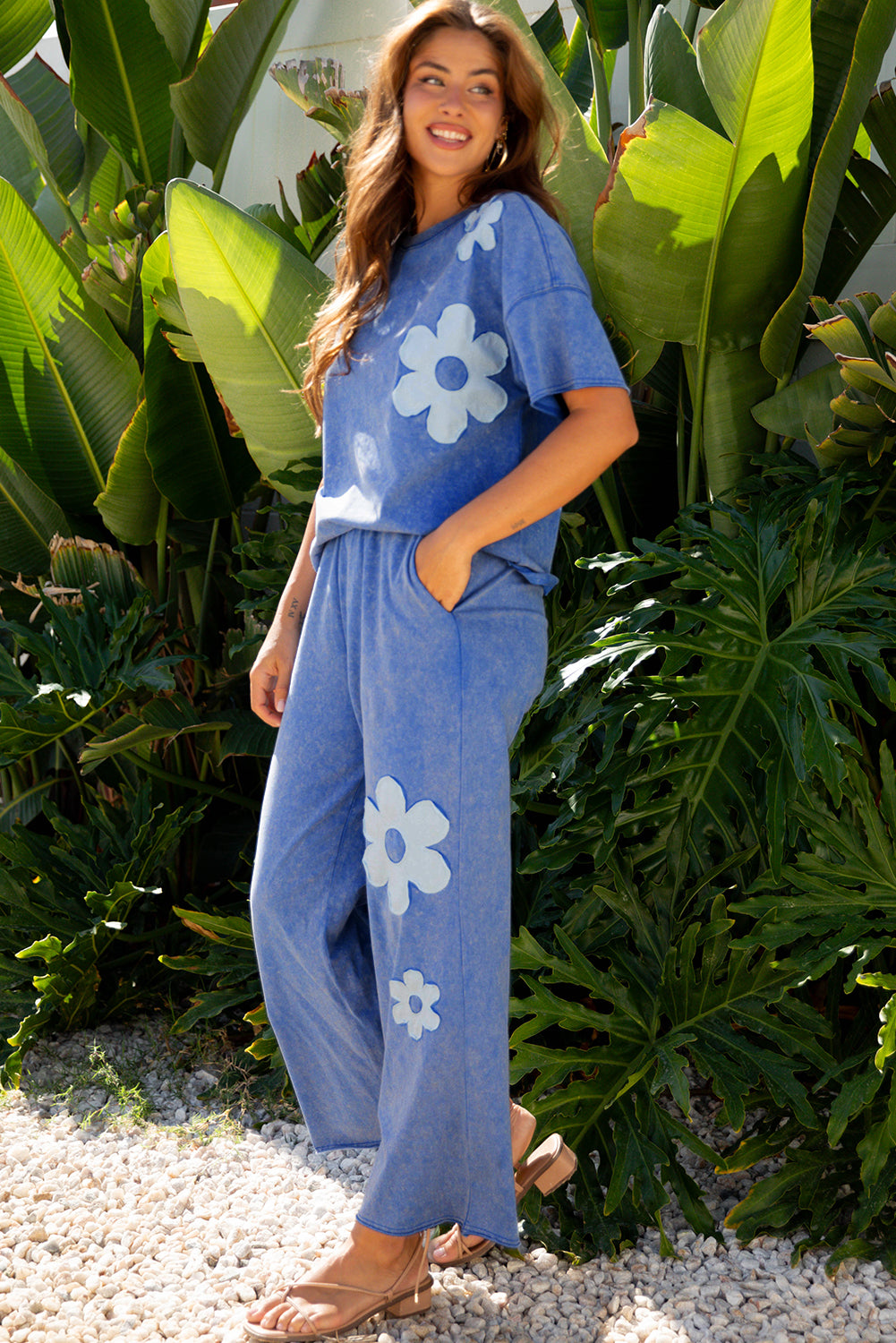Lilac Floral Patch Set
