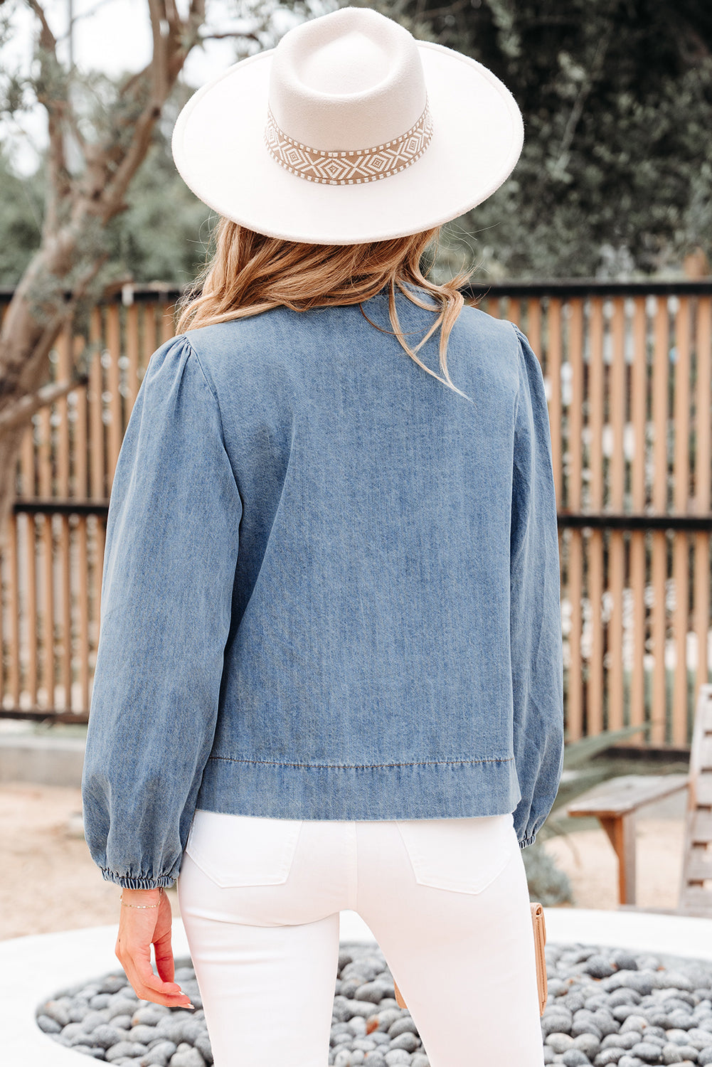 Blue Denim Top