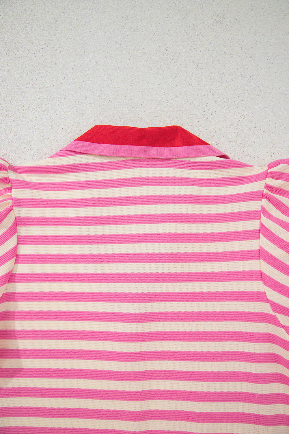 Pink Stripe Print Dress